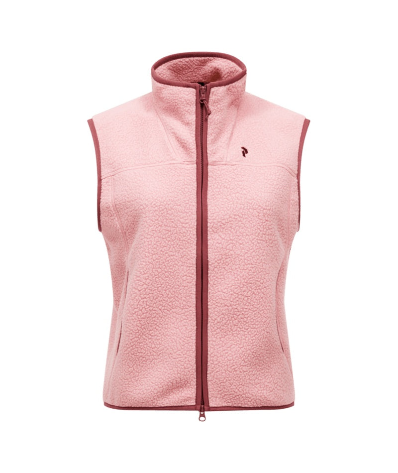 NatureRush Pile Vest Women Warm Blush