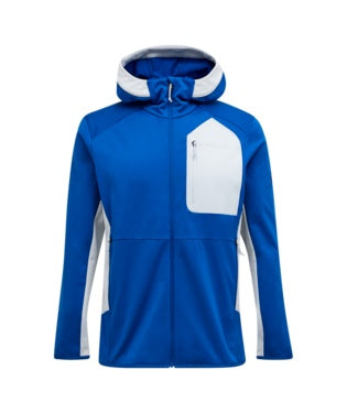 Utility Light Zip Hood Men True Blue Summit Smoke