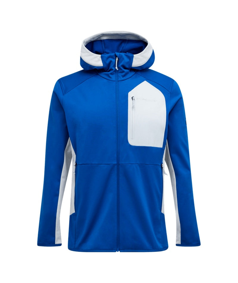 Utility Light Zip Hood Men True Blue Summit Smoke