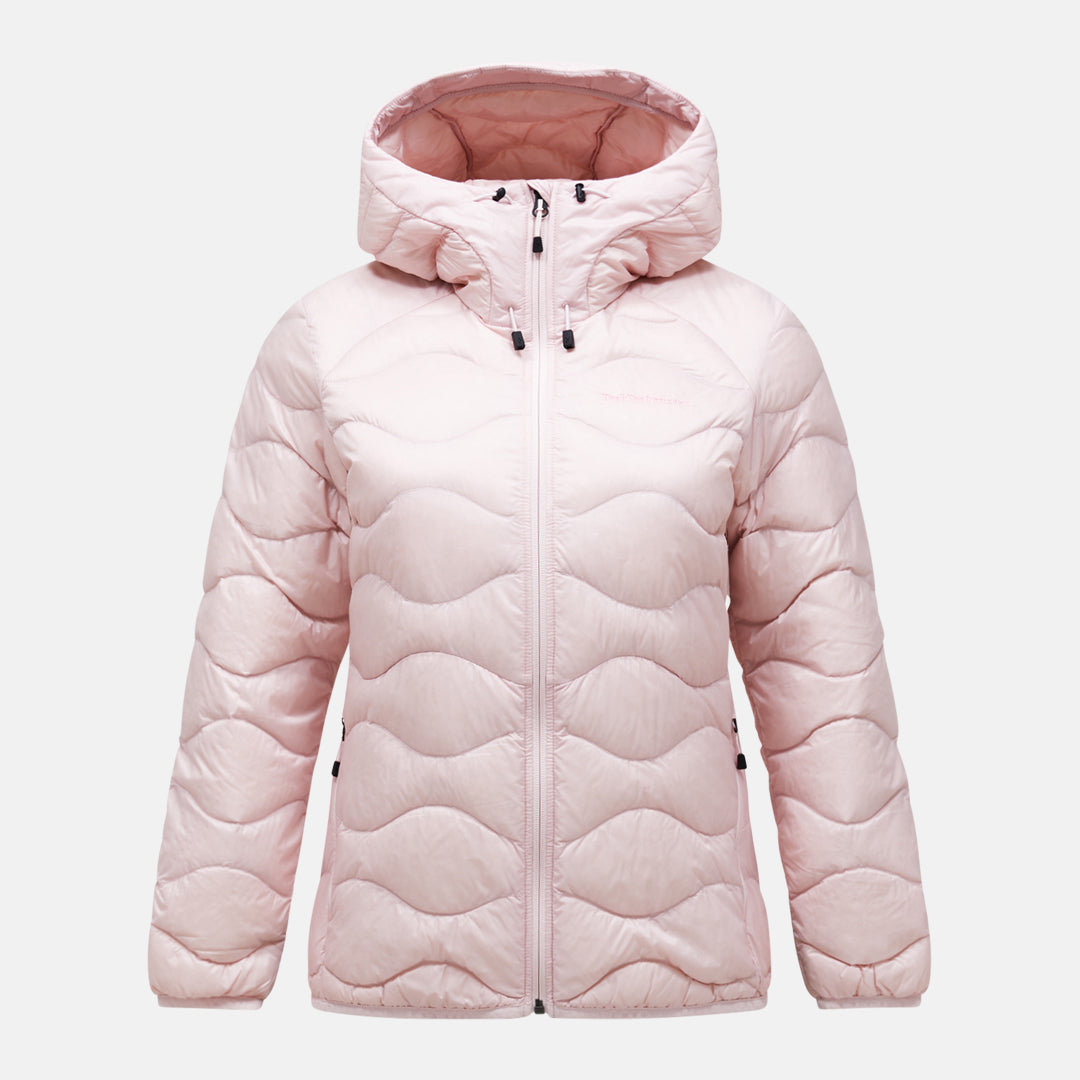 W Helium Down Hood Jacket-Frosted Blosso