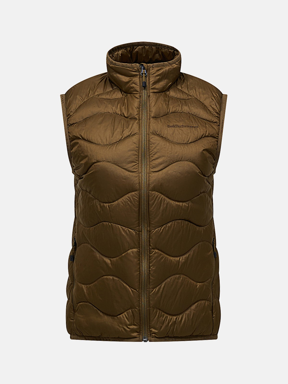 W Helium Down Vest-Meadow Moss