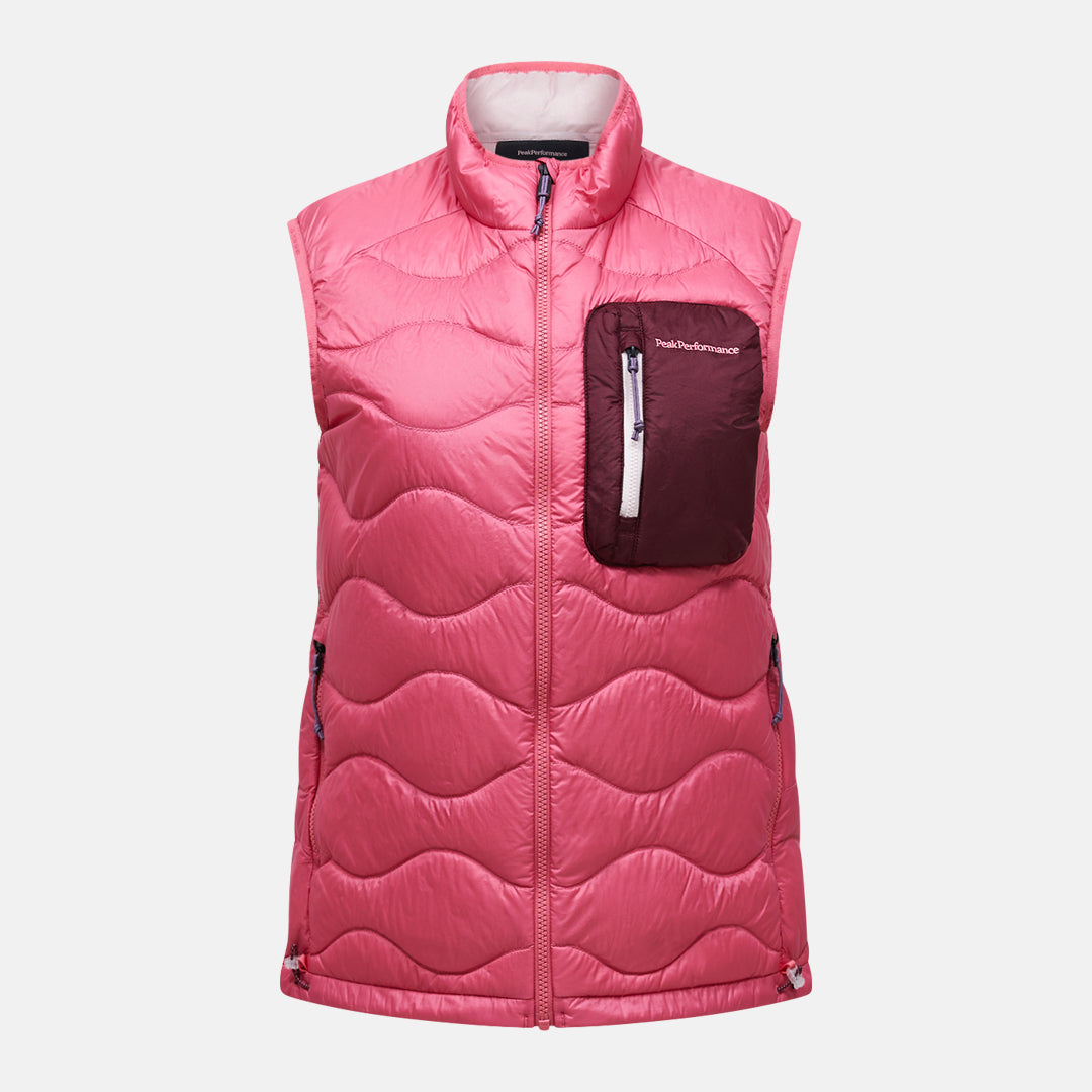 W Helium Utility Down Ves-MOUNTAIN BLUSH