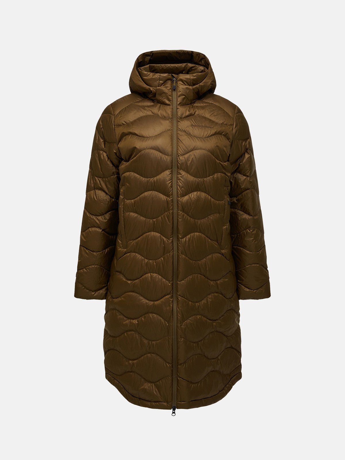 W Helium Down Coat-Meadow Moss