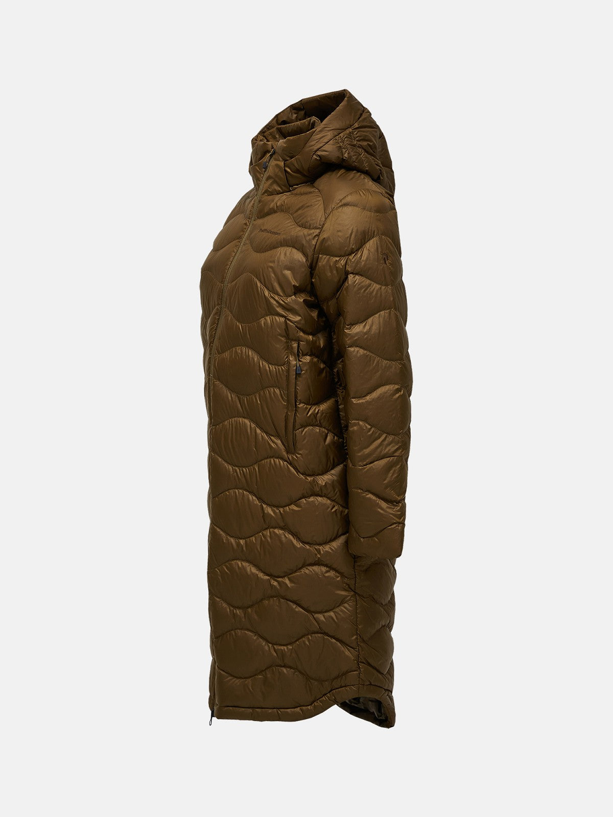 W Helium Down Coat-Meadow Moss