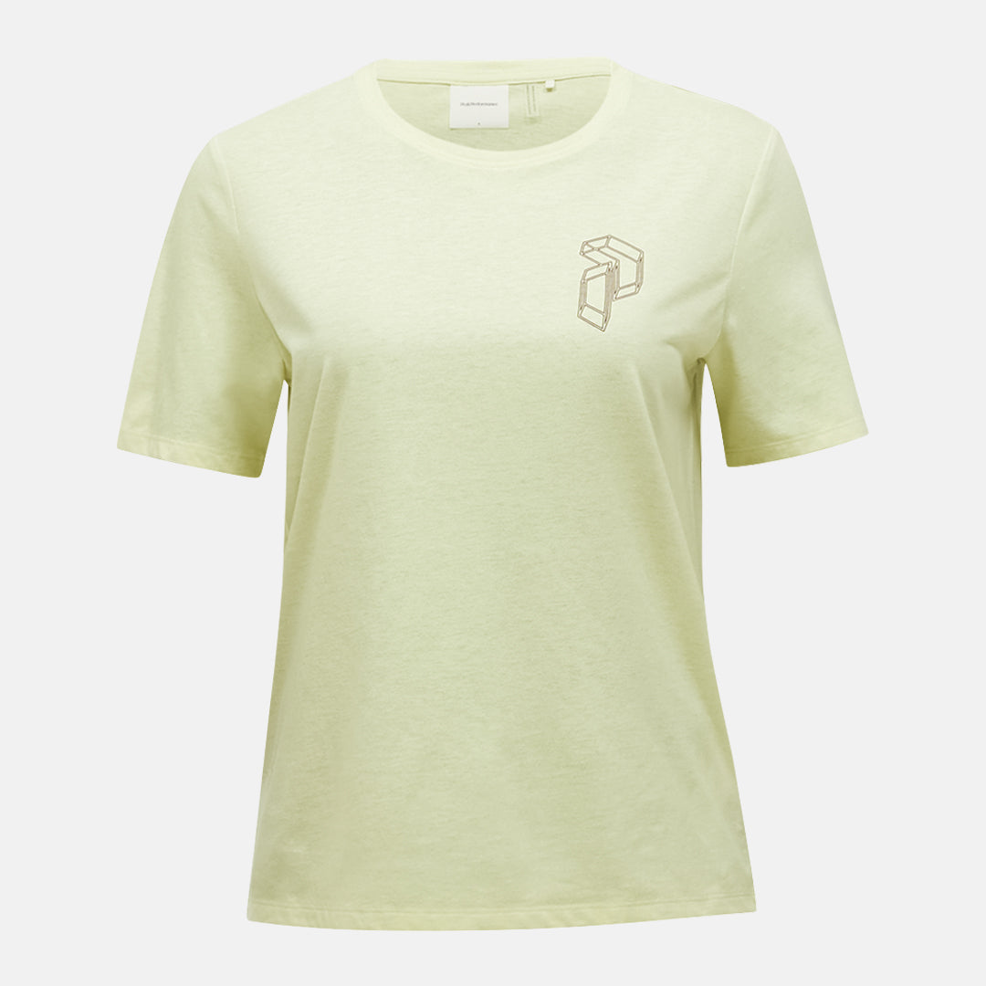 W Explore Graphic Tee-ICY CITRUS