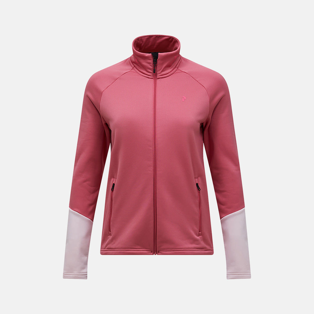 W Rider Essentials Zip Ja-MOUNTAIN BLUSH