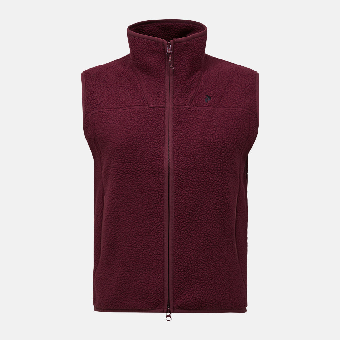 W NatureRush Pile Vest-PORTO