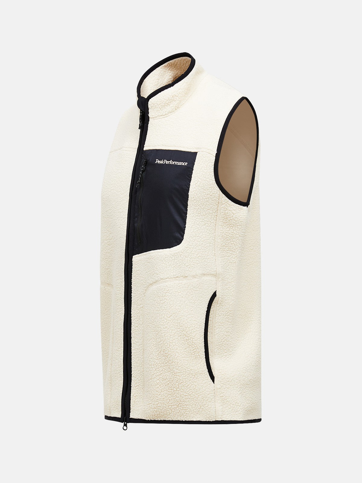 M NatureRush Pile Vest-SAND FOG