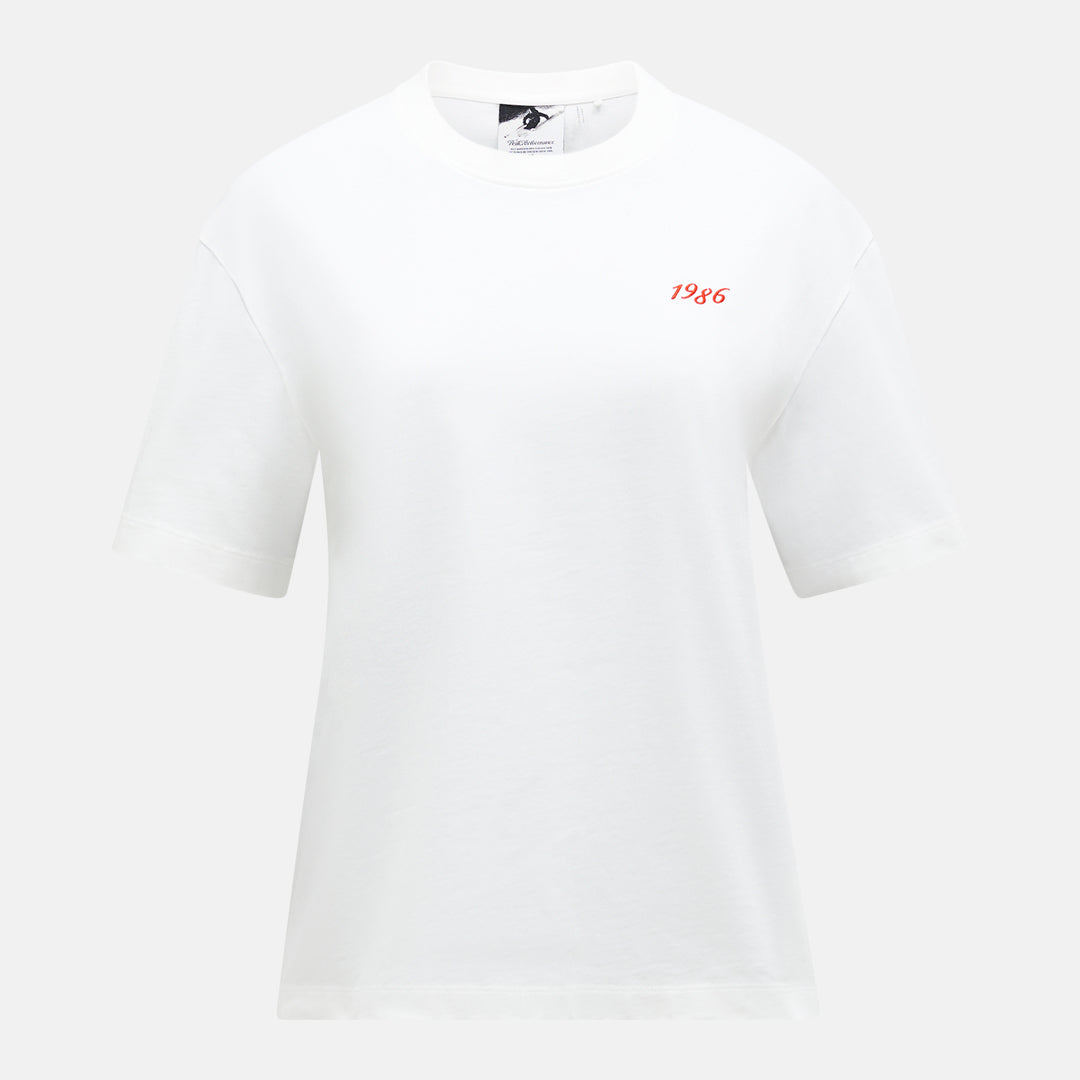 W 40Y Graphic Tee-OFFWHITE