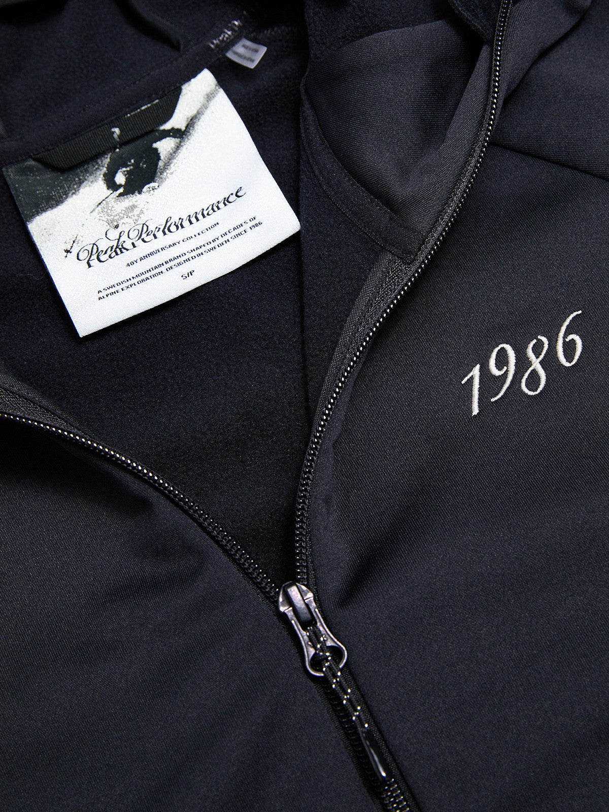 W 40Y Rider Zip Hood-BLACK