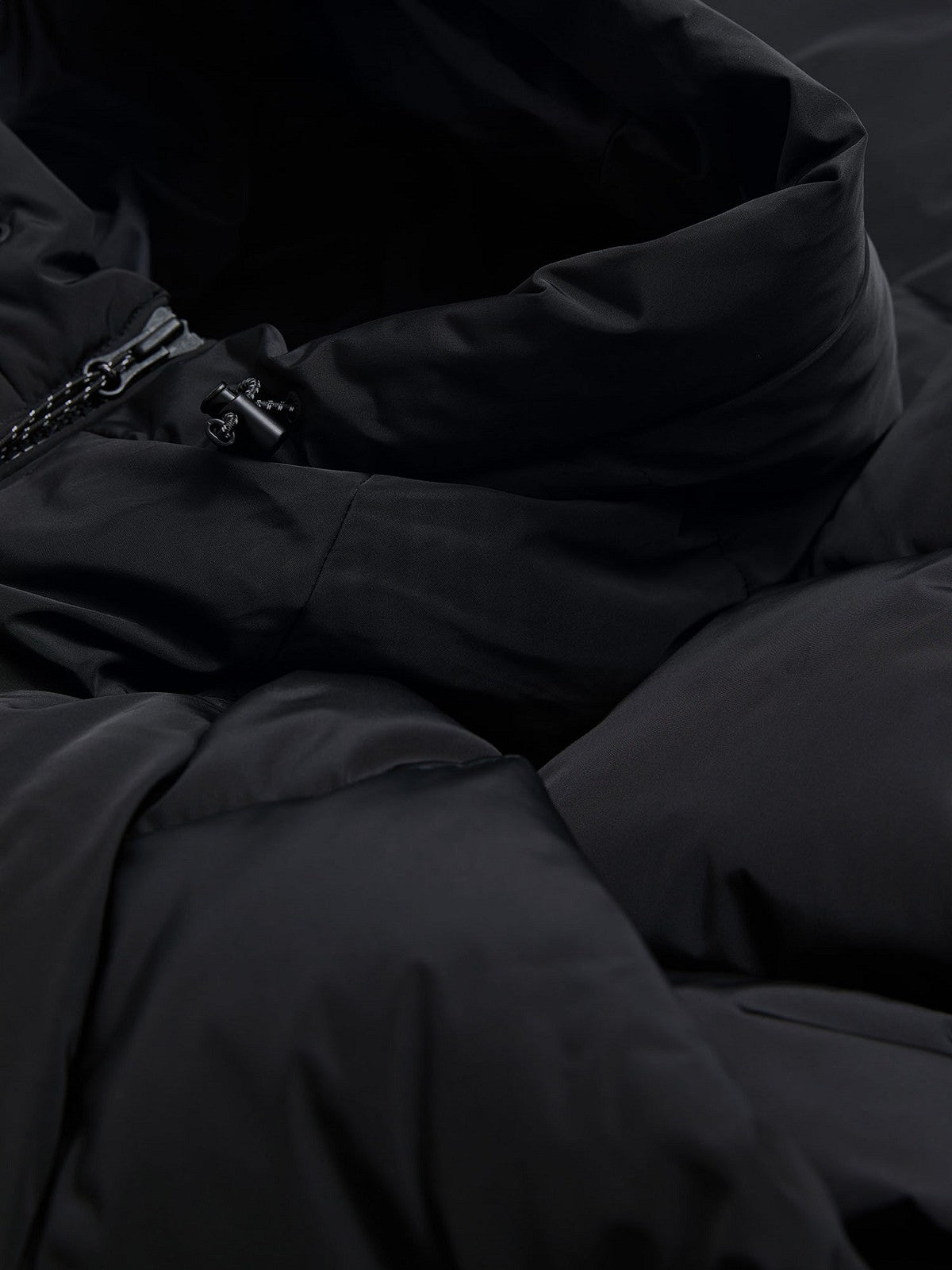 W Bluebird Down Coat-BLACK