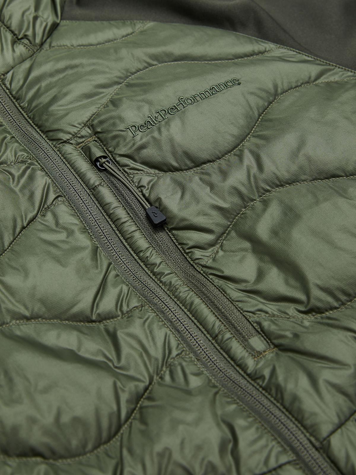 M Helium Down Hybrid Hood-OLIVE EXTREME