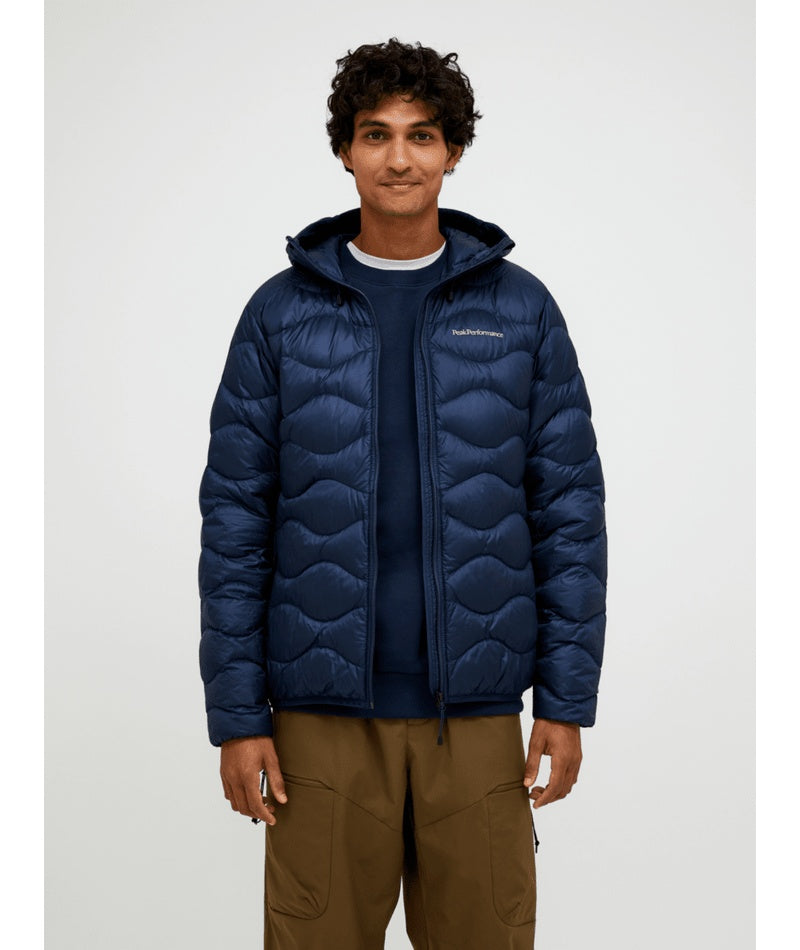 M Helium Down Hood Jacket-BLUE SHADOW