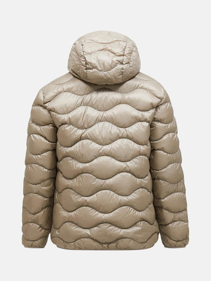 M Helium Down Hood Jacket-AVID BEIGE