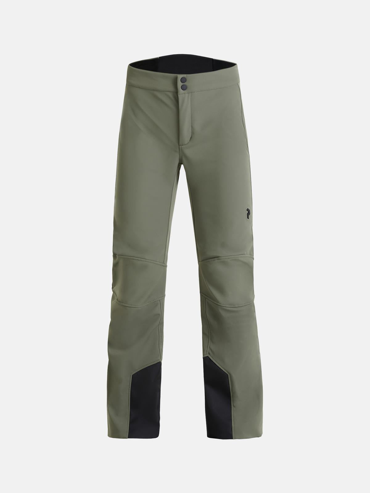 W Stretch Pants-PINE NEEDLE