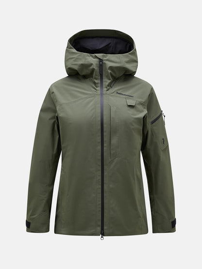 W Alpine Gore-Tex 2L Jack-PINE NEEDLE