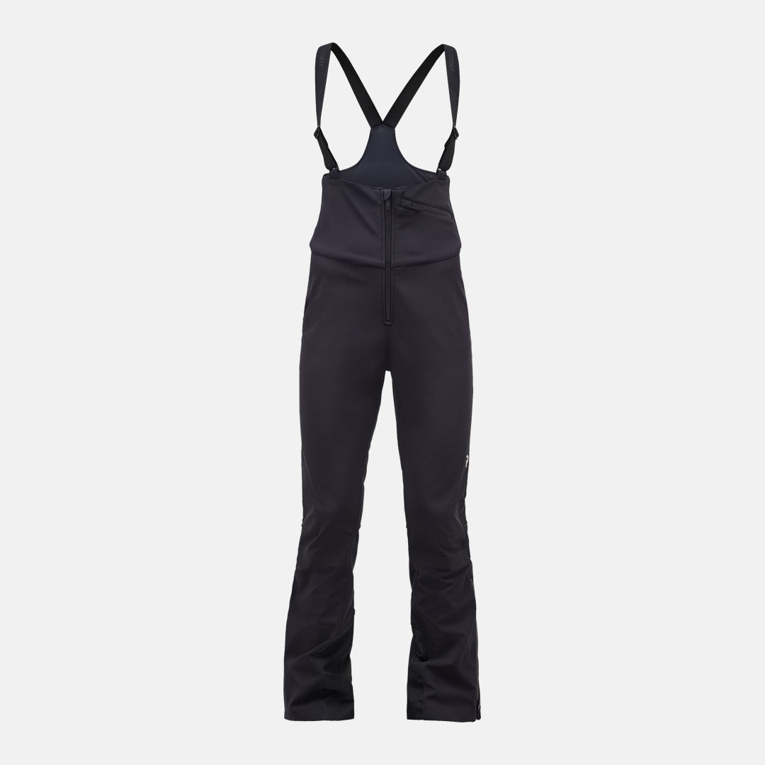 W Stretch Bib Pants-BLACK