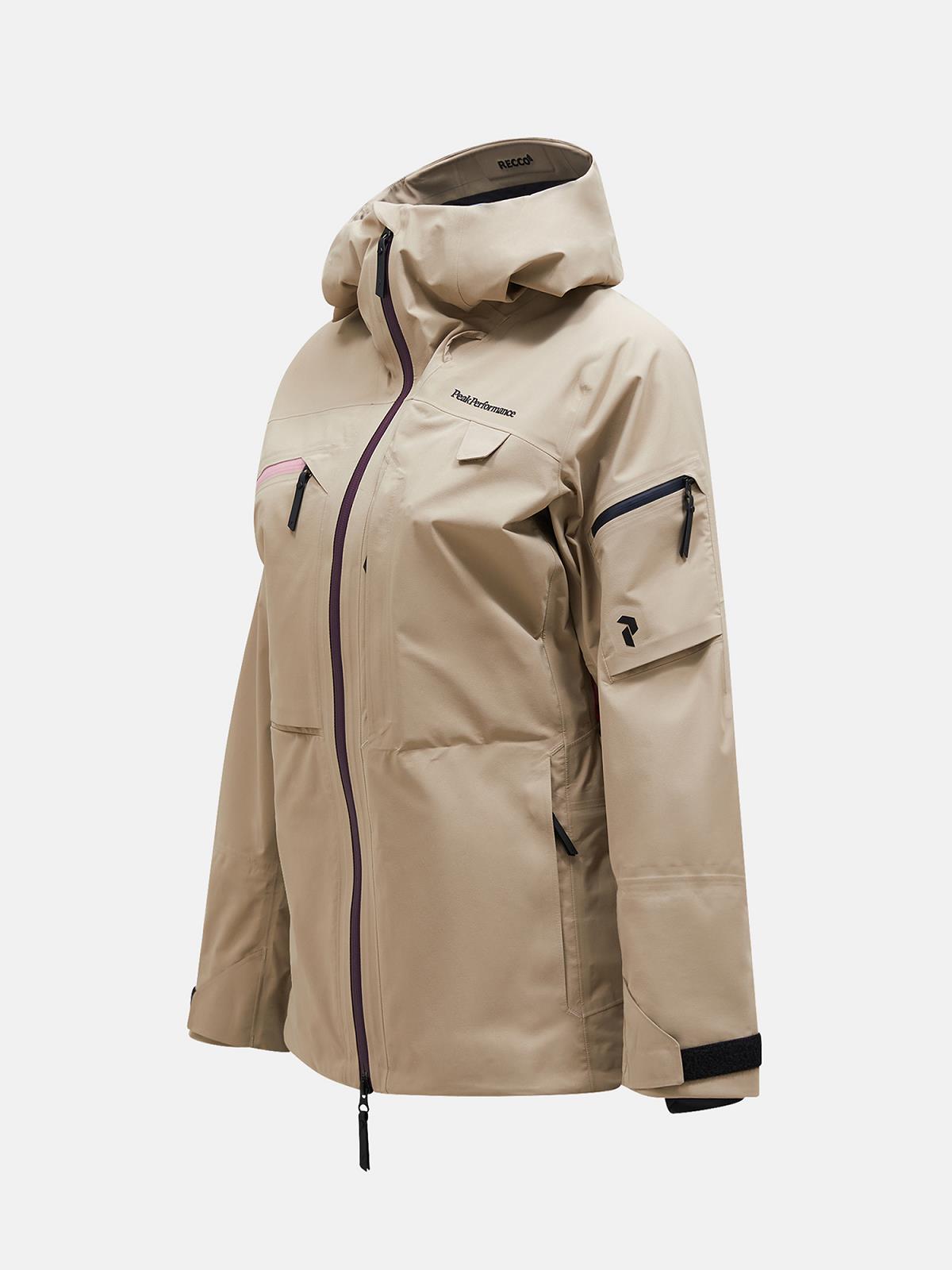 W Alpine Gore-Tex Jacket-AVID BEIGE