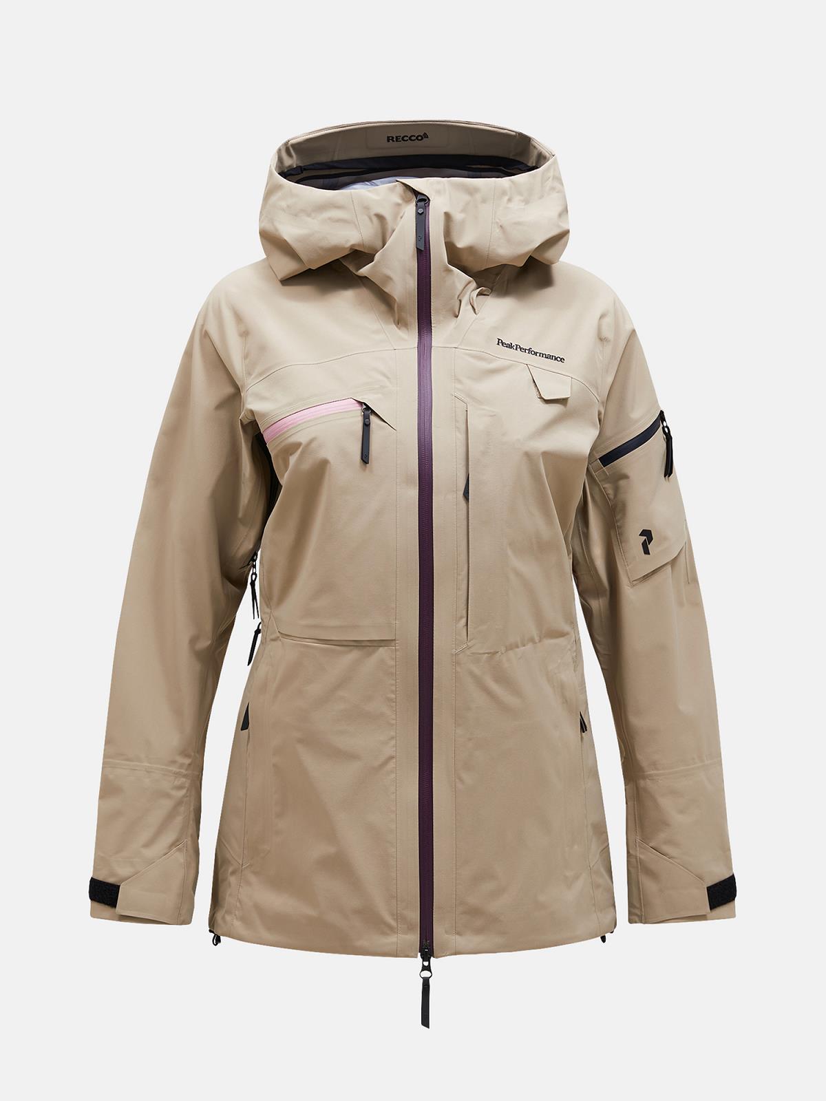 W Alpine Gore-Tex Jacket-AVID BEIGE