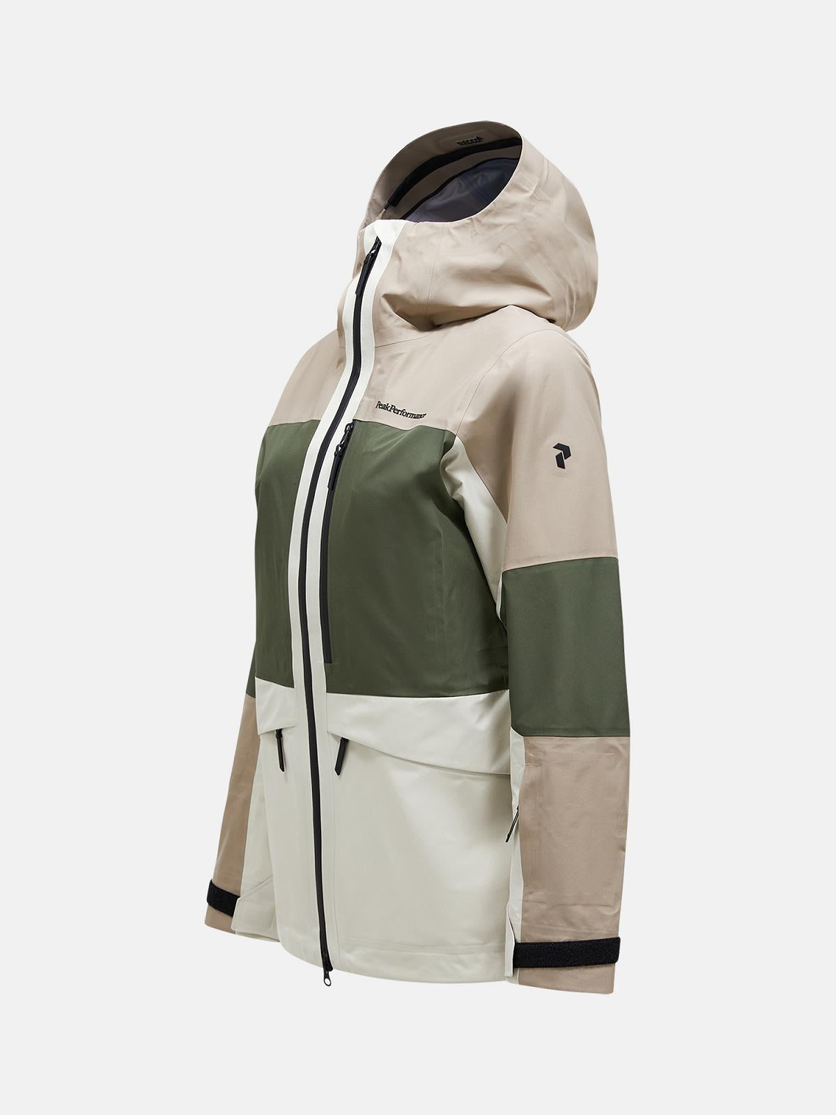 W Gravity Gore-Tex 3L Jac-AVID BEIGE-PIN