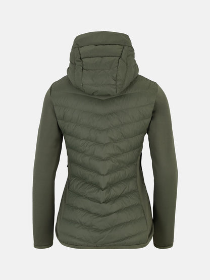 W Frost Down Hybrid Hood-PINE NEEDLE