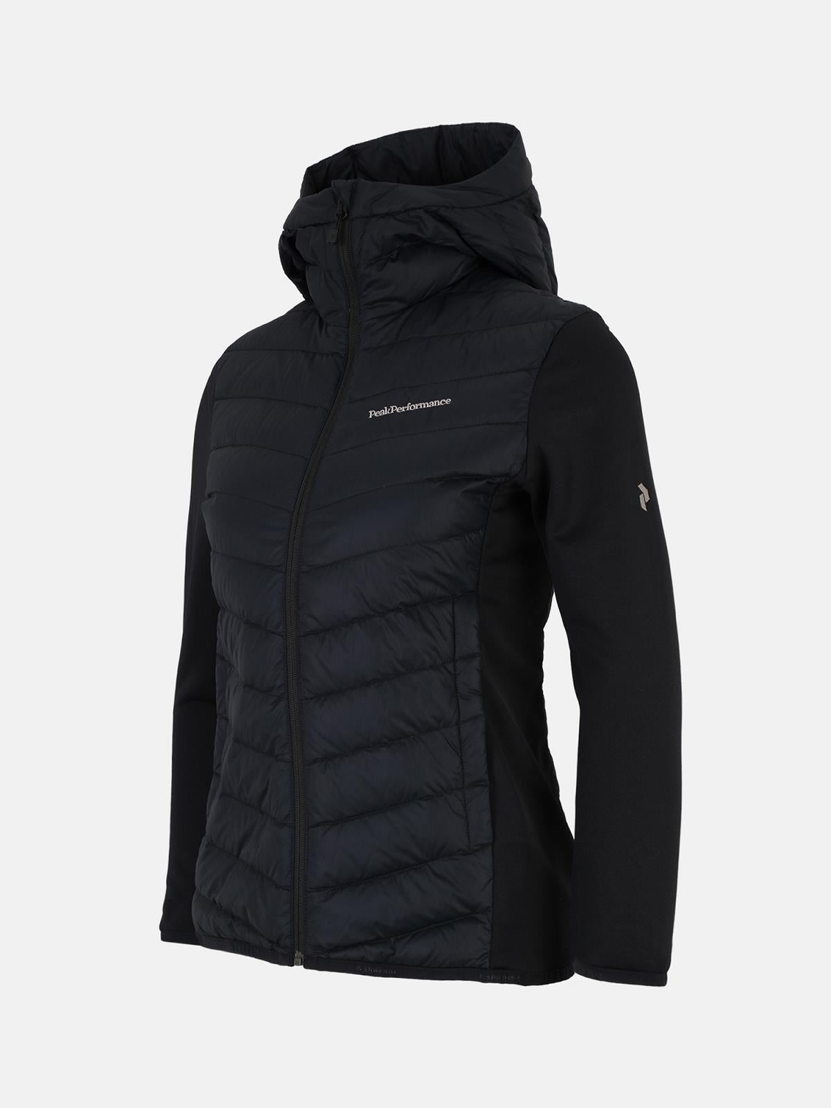 W Frost Down Hybrid Hood-BLACK