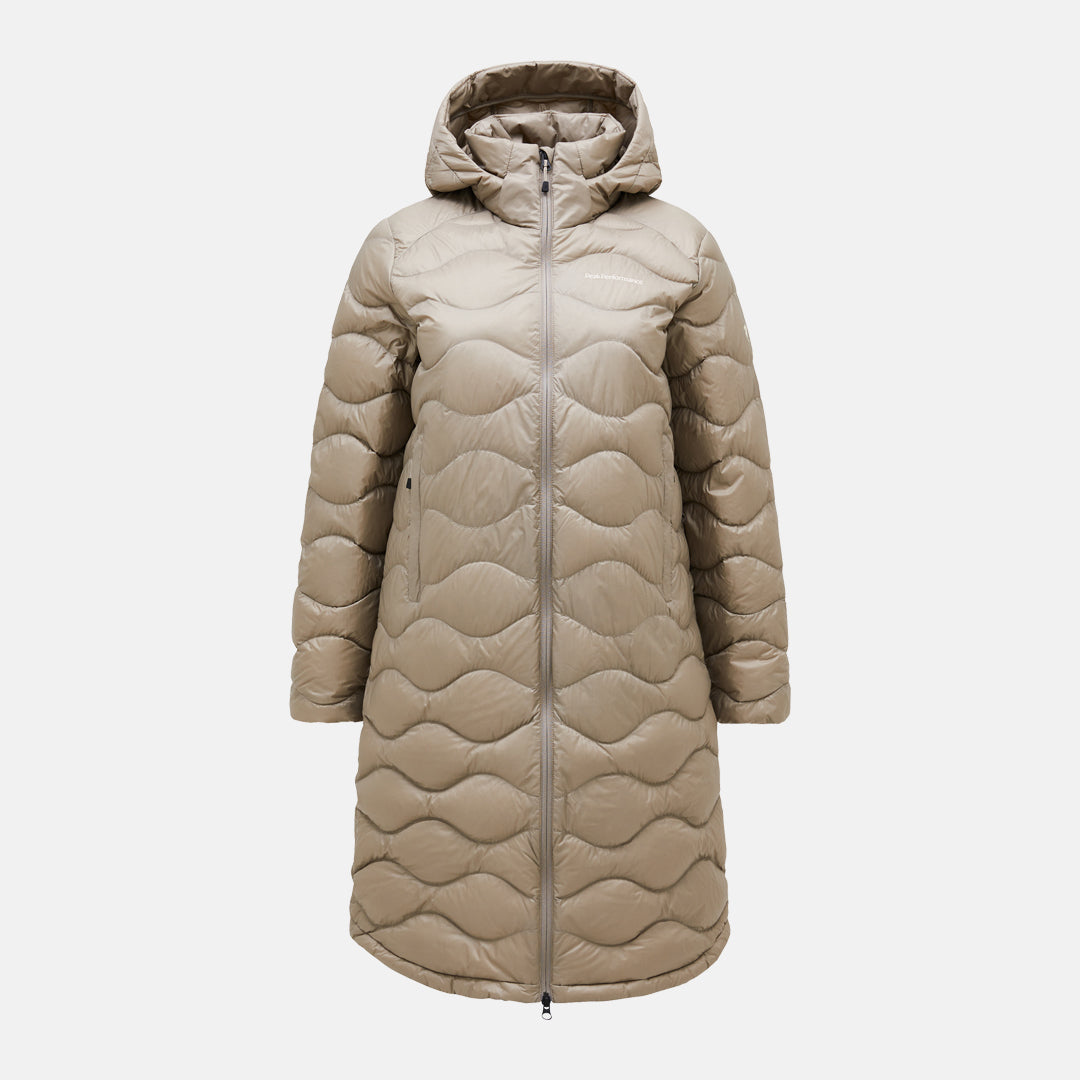 W Helium Down Coat-AVID BEIGE