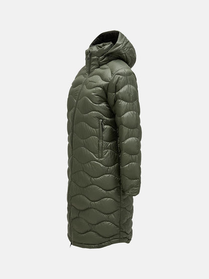 W Helium Down Coat-PINE NEEDLE-OLIVE EXT