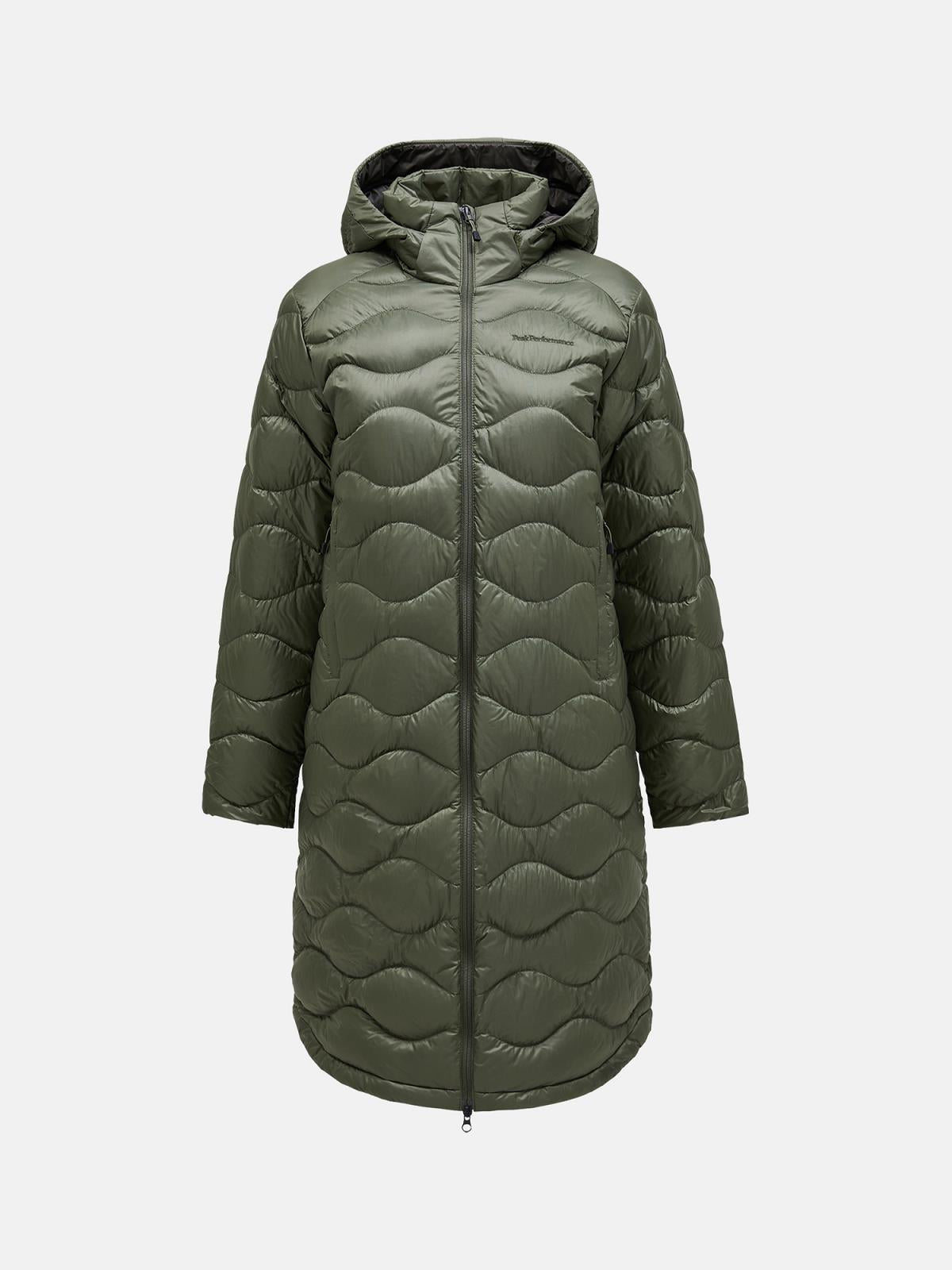 W Helium Down Coat-PINE NEEDLE-OLIVE EXT