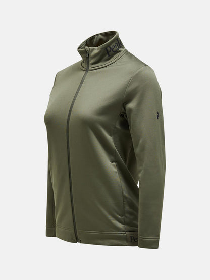 W Rider Tech Zip Jacket-PINE NEEDLE