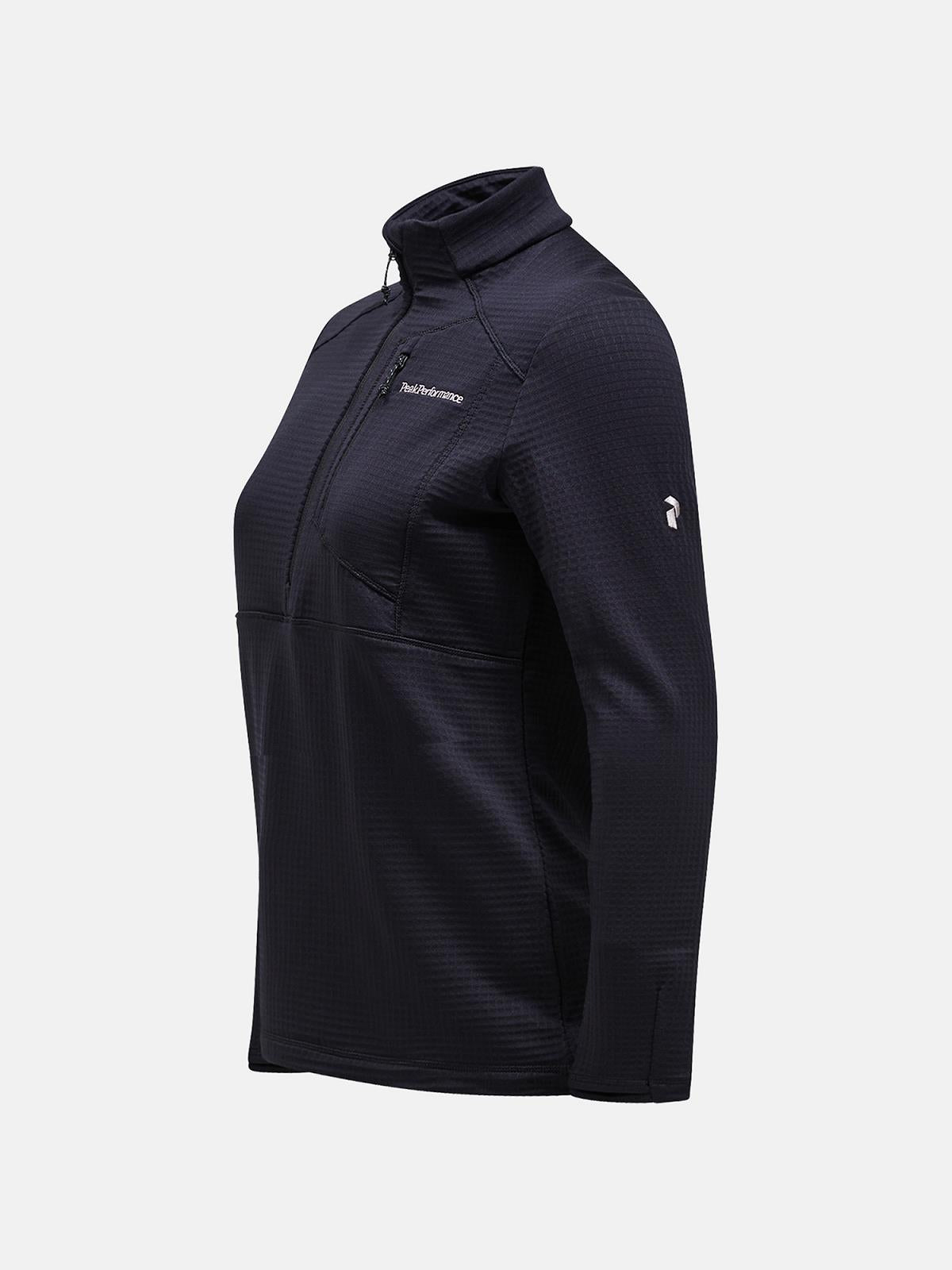 W Trail Polartec Half Zip-BLACK