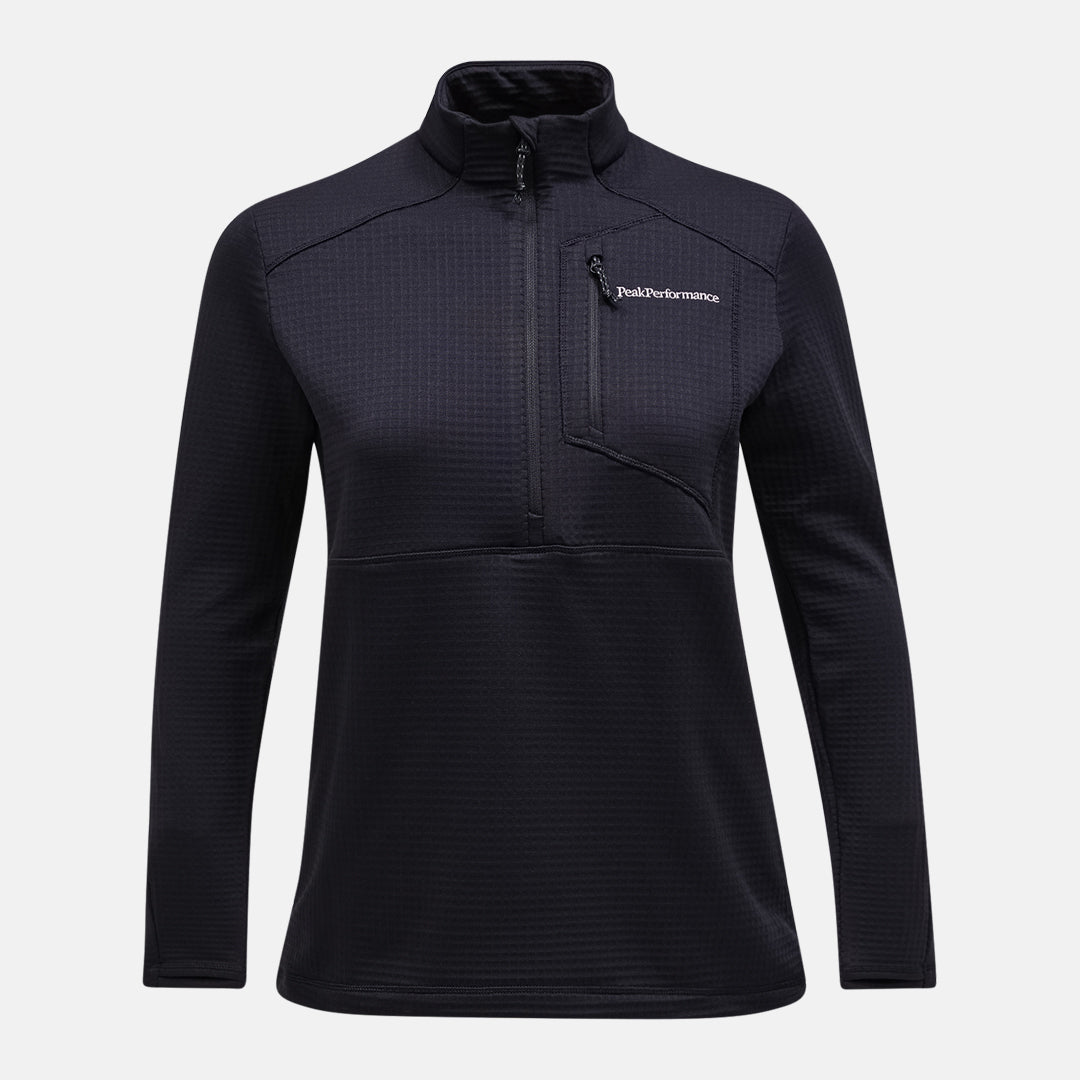 W Trail Polartec Half Zip-BLACK