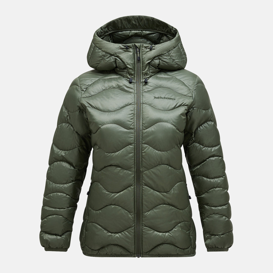 W Helium Down Hood Jacket-PINE NEEDLE