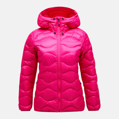 W Helium Down Hood Jacket-BEETROOT PURPL