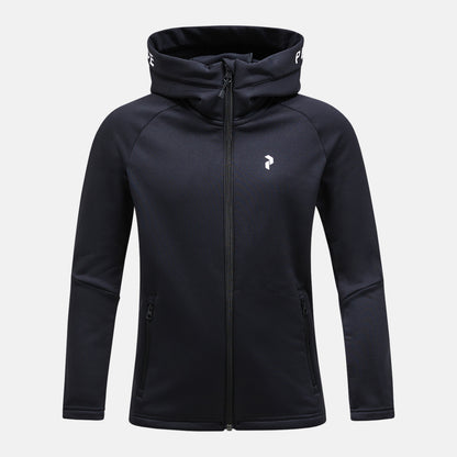 Jr Rider Zip Hood-BLACK-BLACK