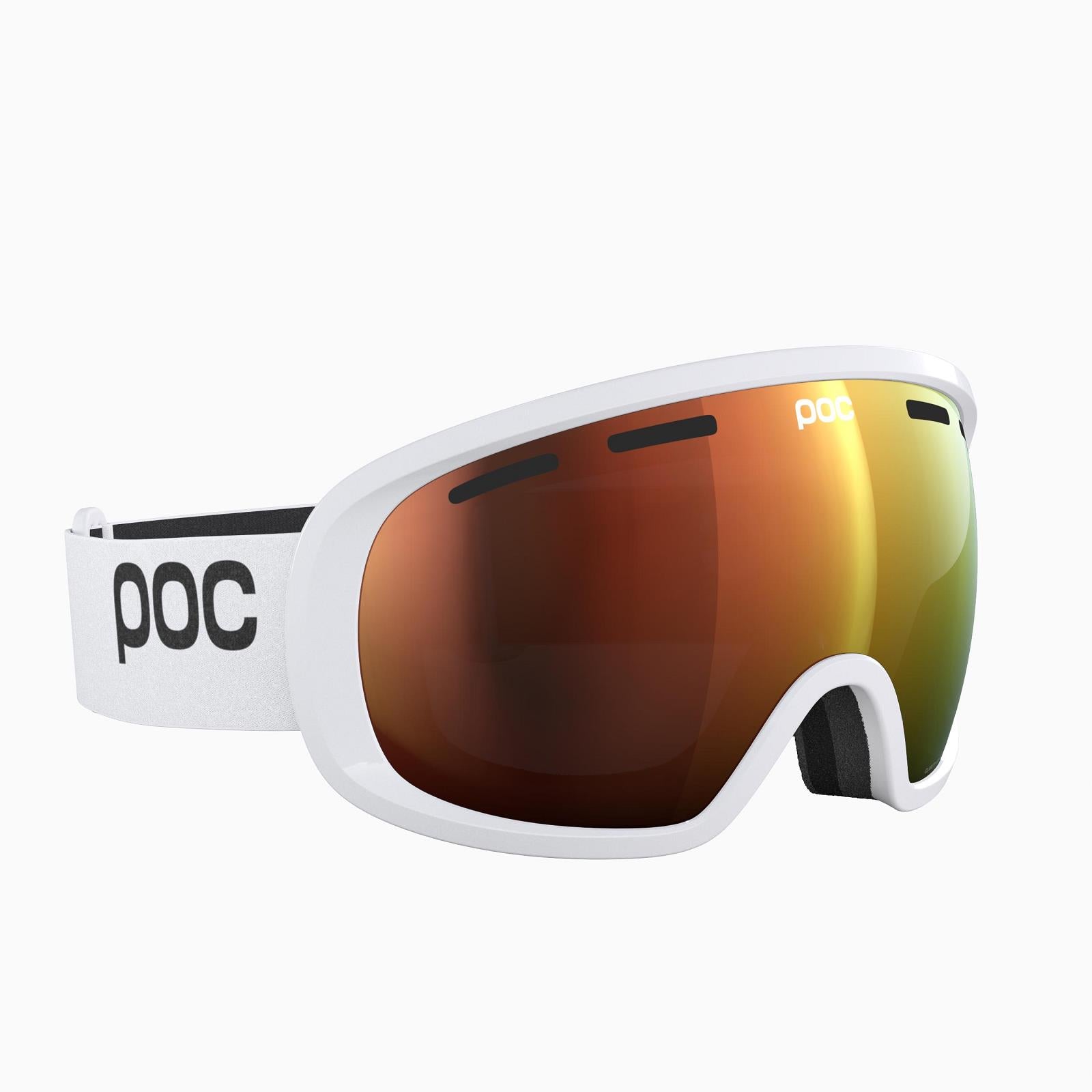 POC FOVEA HYDROGEN WHITE / PARTLY SUNNY ORANGE