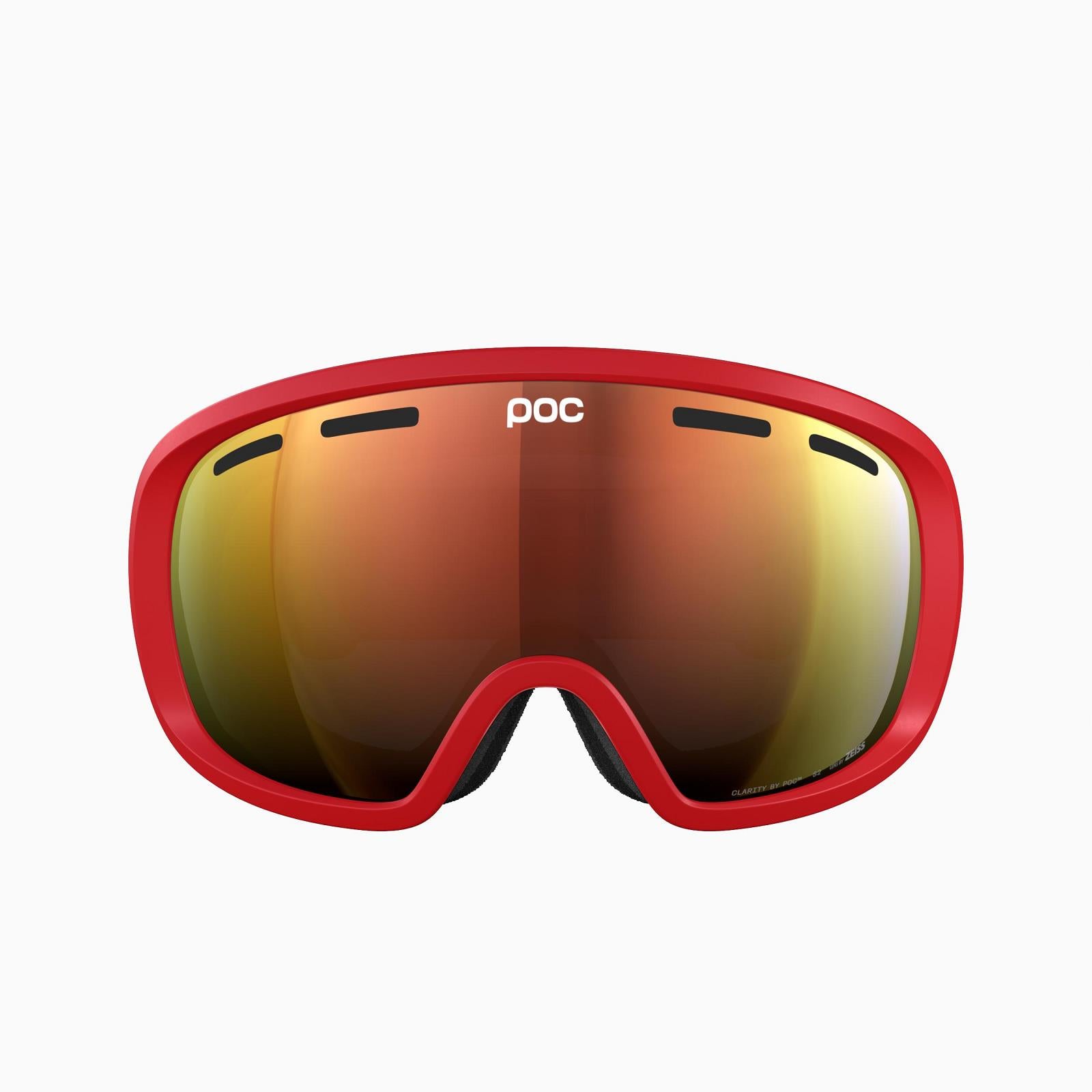 POC FOVEA MID PRISMANE RED / PARTLY SUNNY ORANGE