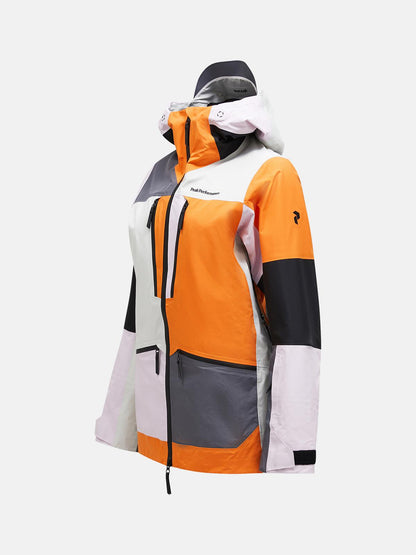 W Vertical Gore-Tex Pro JACKET FLO COLD BLUSH ORANGE DUNE ANTARTICA