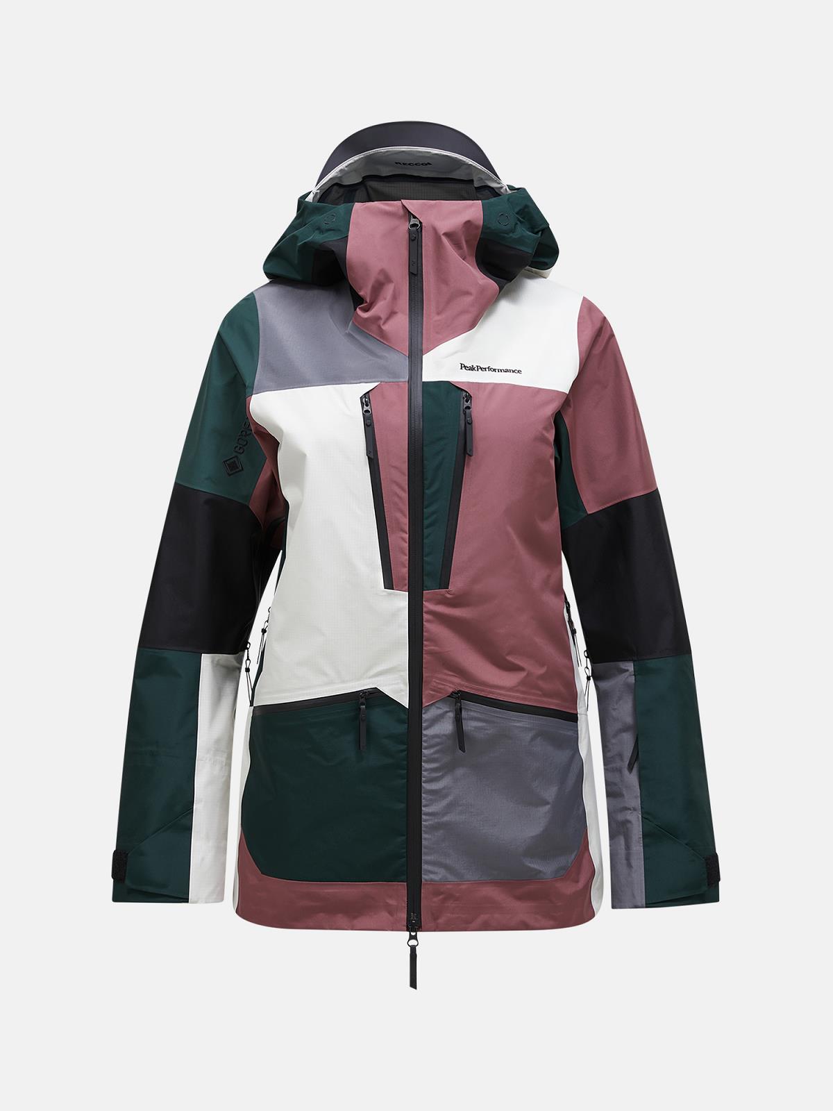 W Vertical Gore-Tex Pro JACKET FLO SCARAB GREEN ROSE BROWN