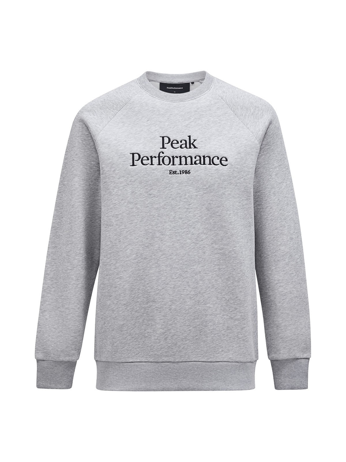 M Original Crew-MED GREY MELANGE-BLACK
