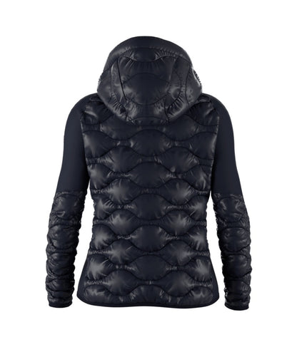 W Helium Down Hybrid Hood-BLUE SHADOW
