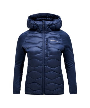 W Helium Down Hybrid Hood-BLUE SHADOW