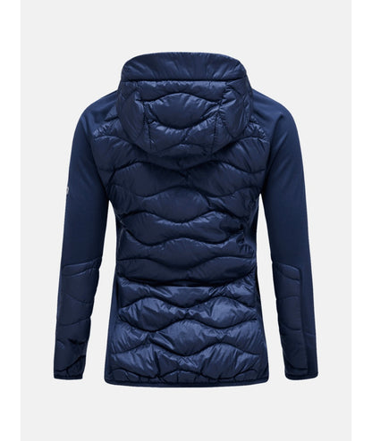 W Helium Down Hybrid Hood-BLUE SHADOW