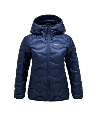 W Helium Down Hood Jacket-BLUE SHADOW