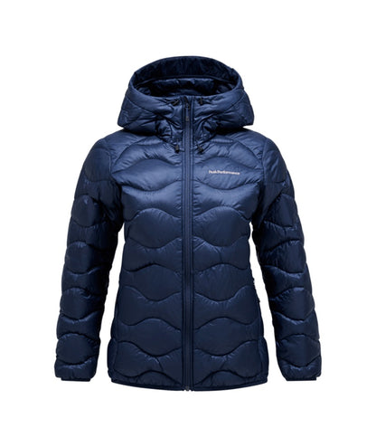 W Helium Down Hood Jacket-BLUE SHADOW