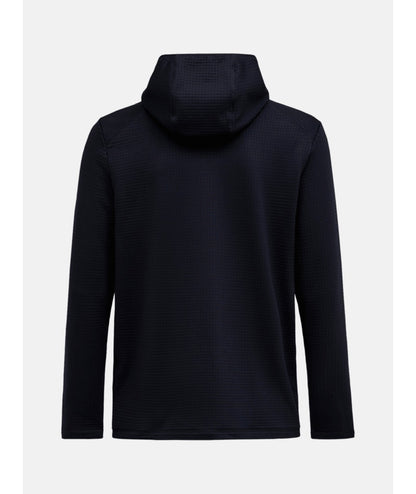 M Trail Polartec Zip Hood-BLACK