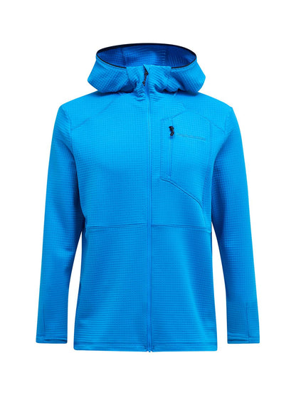 M Trail Polartec Zip Hood-BRILLIANT BLUE