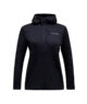 W Trail Polartec Zip Hood-BLACK