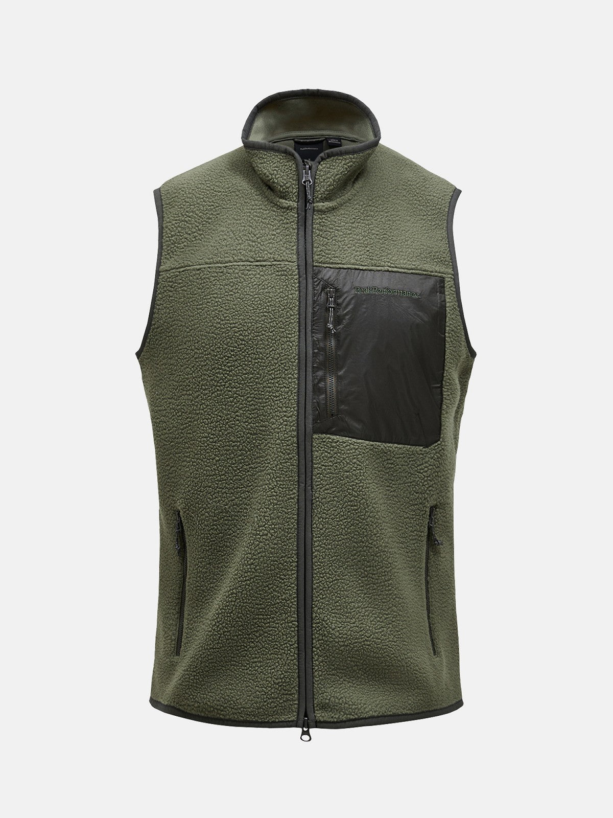 M Pile Vest-PINE NEEDLE
