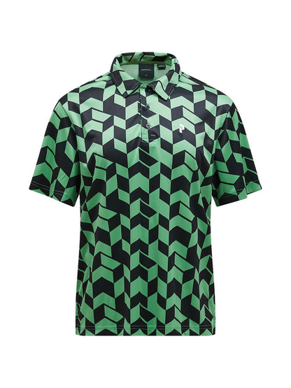 M Graphic SS Polo-PEPPERMINT